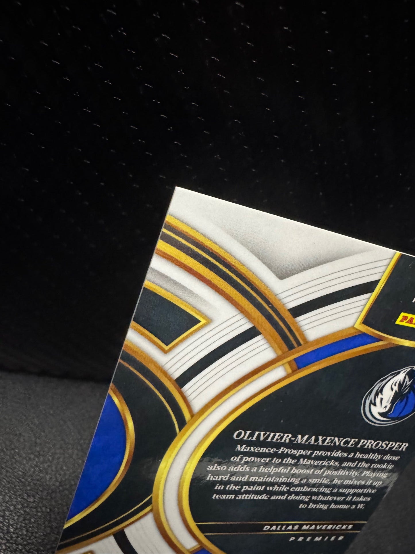 2023 - 24 Panini Select 112 Olivier - Maxence Prosper Blue Tectonic Prizms 5/99 RC Dallas Mavericks - 787 Hobby House