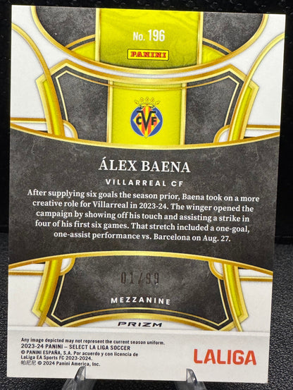2023 - 24 Select La Liga Winter Camo 196 Alex Baena 1/99 - 787 Hobby House