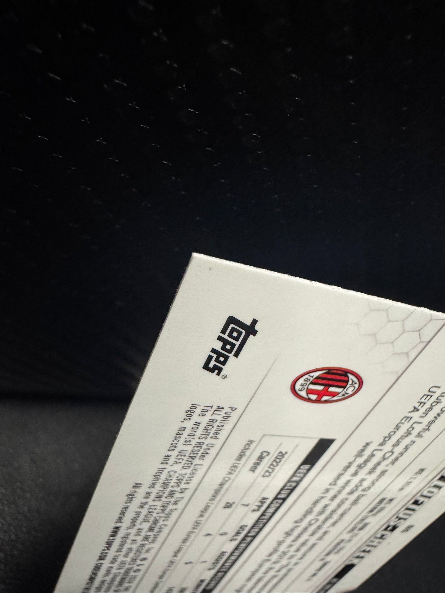 2023 - 24 Topps Chrome UEFA 65 Ruben Loftus - Cheek Aqua Wave Refractor 179/199 AC Milan - 787 Hobby House