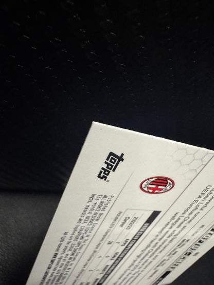 2023 - 24 Topps Chrome UEFA 65 Ruben Loftus - Cheek Aqua Wave Refractor 179/199 AC Milan - 787 Hobby House