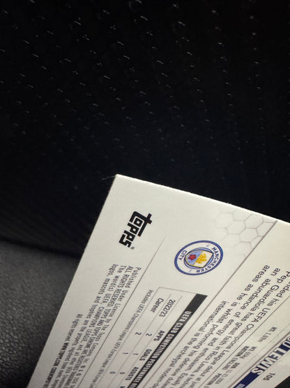 2023 - 24 Topps Chrome UEFA Club Competitions 105 Rico Lewis Future Stars Manchester City - 787 Hobby House