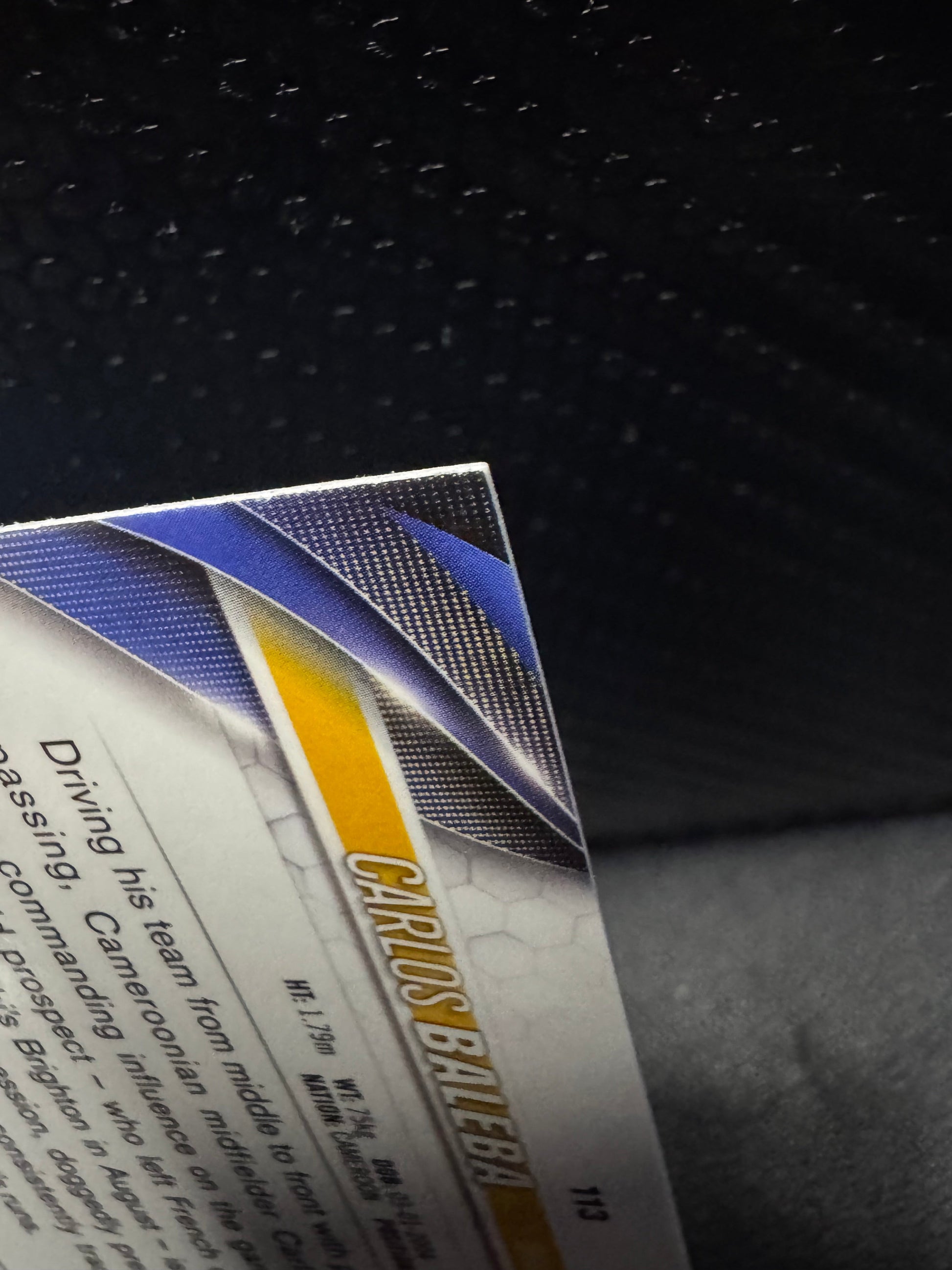 2023 - 24 Topps Chrome UEFA Club Competitions 113 Carlos Baleba RC Brighton & Hove Albio FC - 787 Hobby House