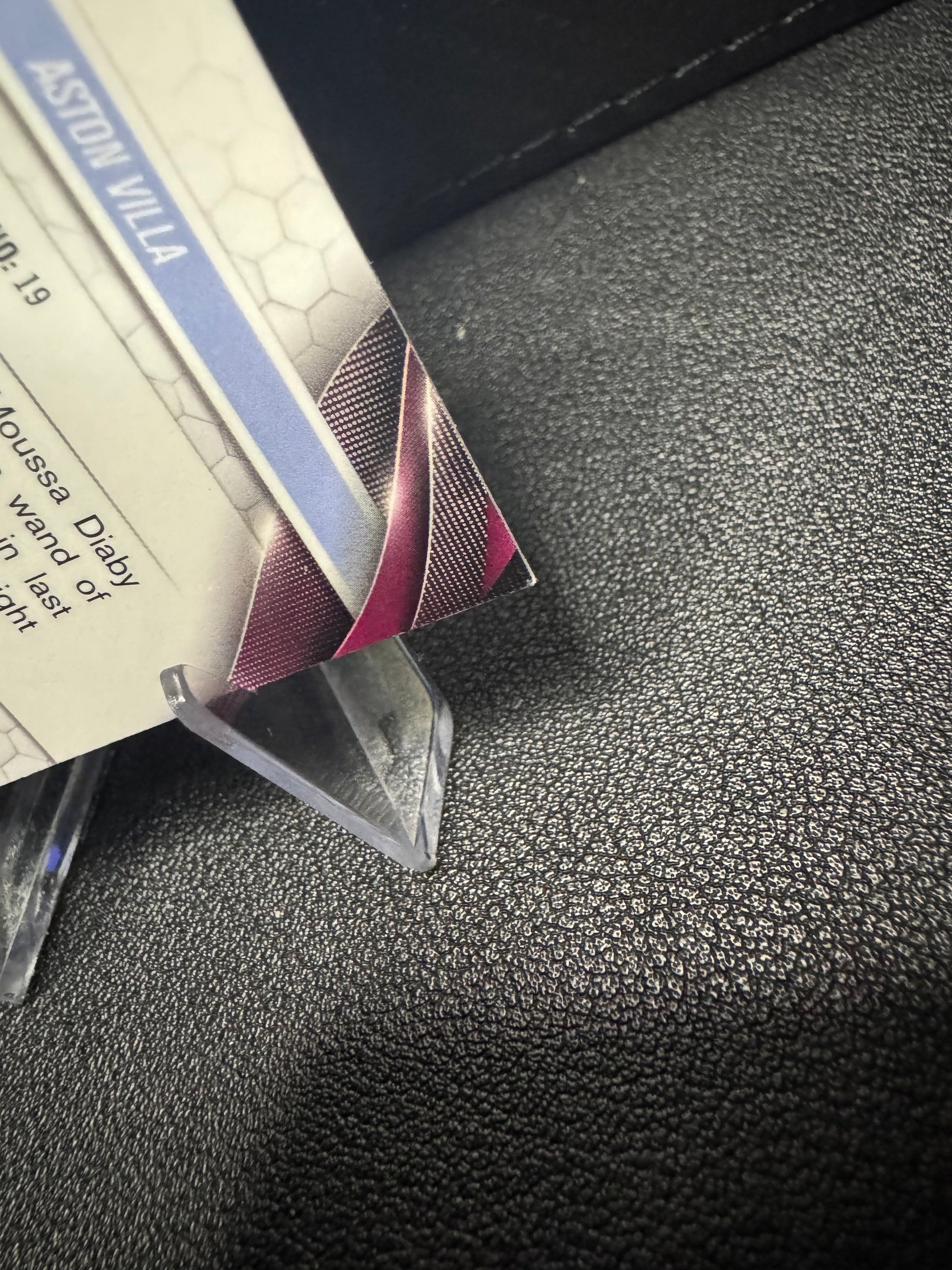 2023 - 24 Topps Chrome UEFA Club Competitions 116 Moussa Diaby Aqua Prism Refractor Aston Villa - 787 Hobby House