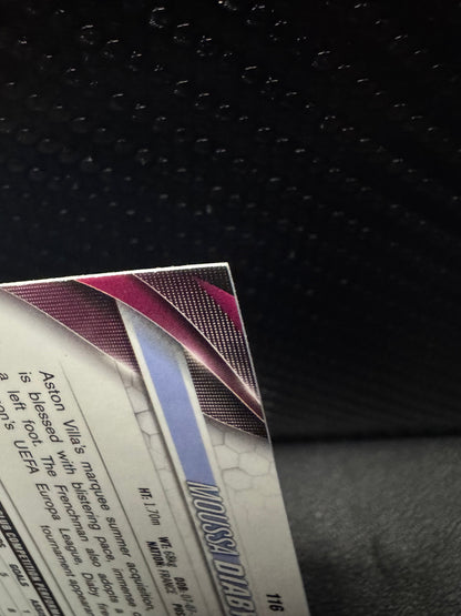 2023 - 24 Topps Chrome UEFA Club Competitions 116 Moussa Diaby Aqua Prism Refractor Aston Villa - 787 Hobby House