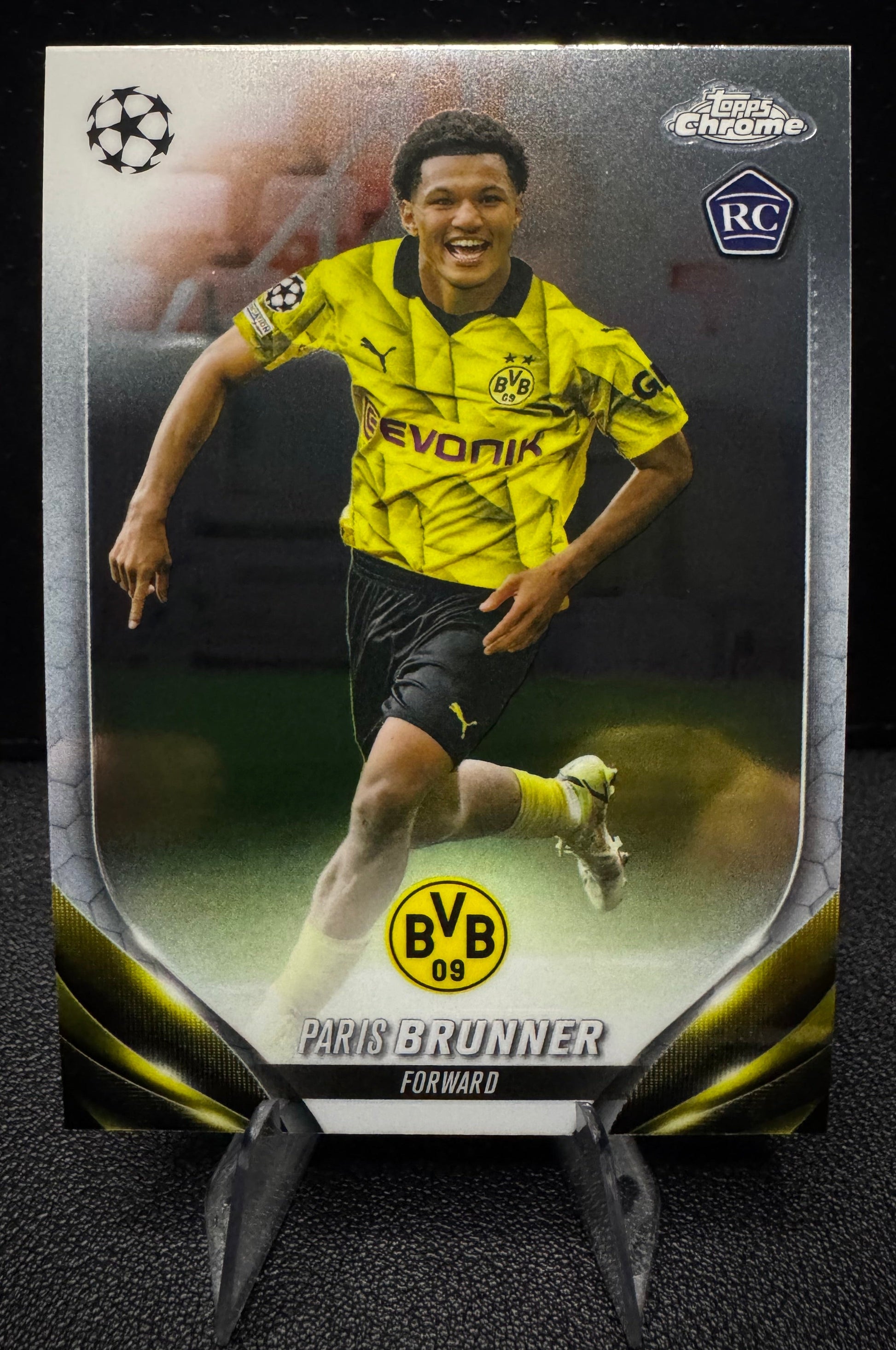 2023 - 24 Topps Chrome UEFA Club Competitions 44 Paris Brunner RC Borussia Dortmund - 787 Hobby House