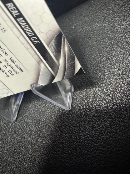 2023 - 24 Topps Chrome UEFA Club Competitions 99 Federico Valverde Aqua Prism Refractor Real Madrid CF - 787 Hobby House