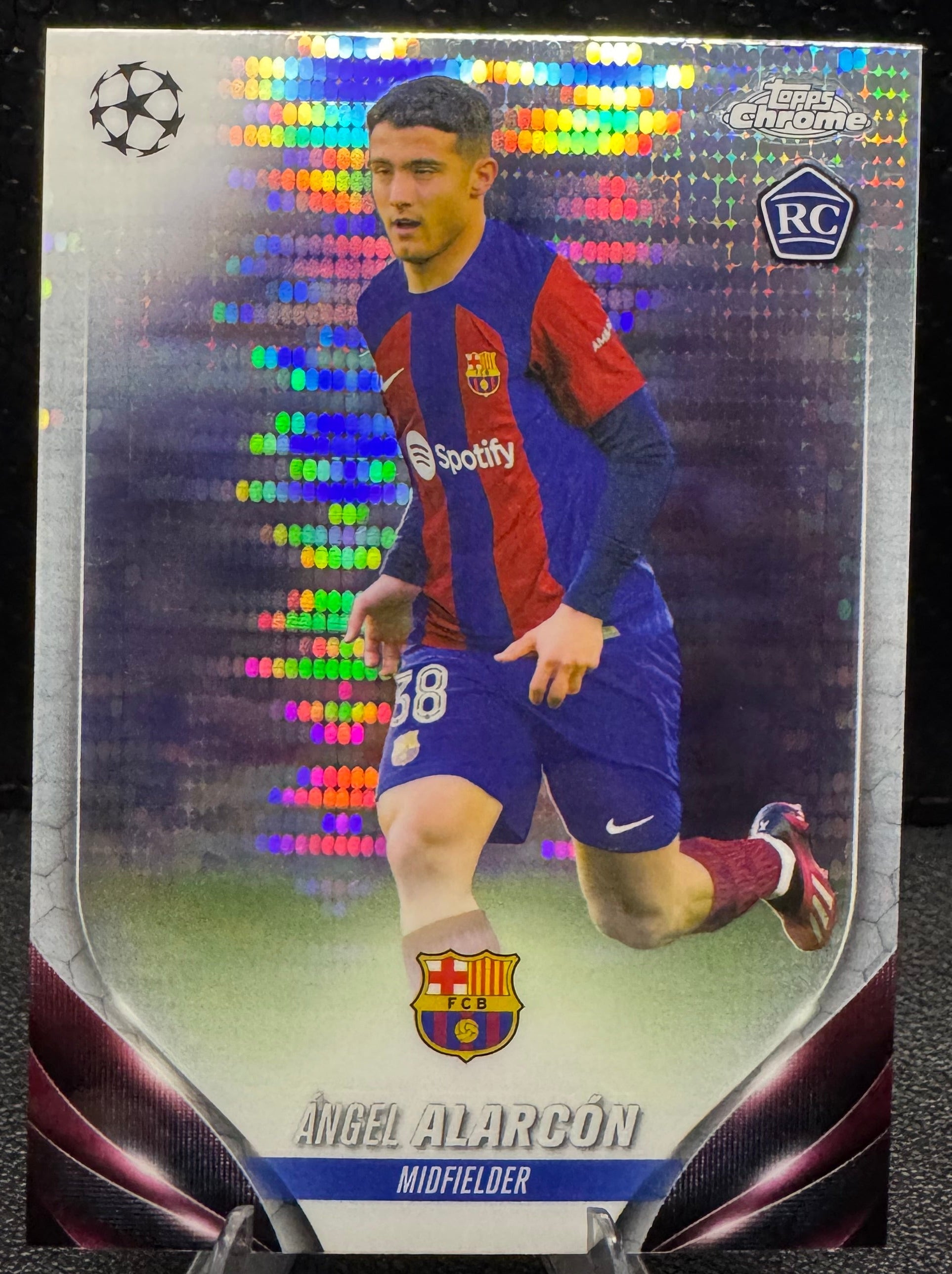 2023 - 24 Topps Chrome UEFA Club Competitions Pulsar Refractors 147 Angel Alarcon RC - 787 Hobby House