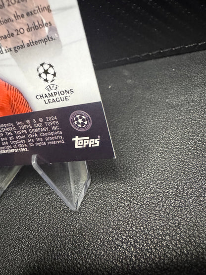 2023-24 Topps Chrome UEFA Club Competitions Shooting Stars 98-1 Rafael Leão - 787 Hobby House