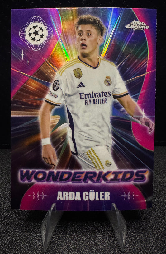 2023 - 24 Topps Chrome UEFA Club Competitions WK - 1 Arda Güler Wonderkids Real Madrid - 787 Hobby House