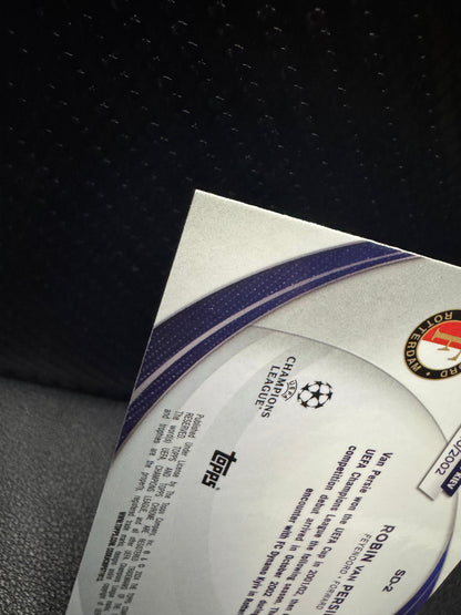 2023 - 24 Topps Chrome UEFA Competitions SD - 2 Robin van Persie Starball Debuts Feyenoord - 787 Hobby House