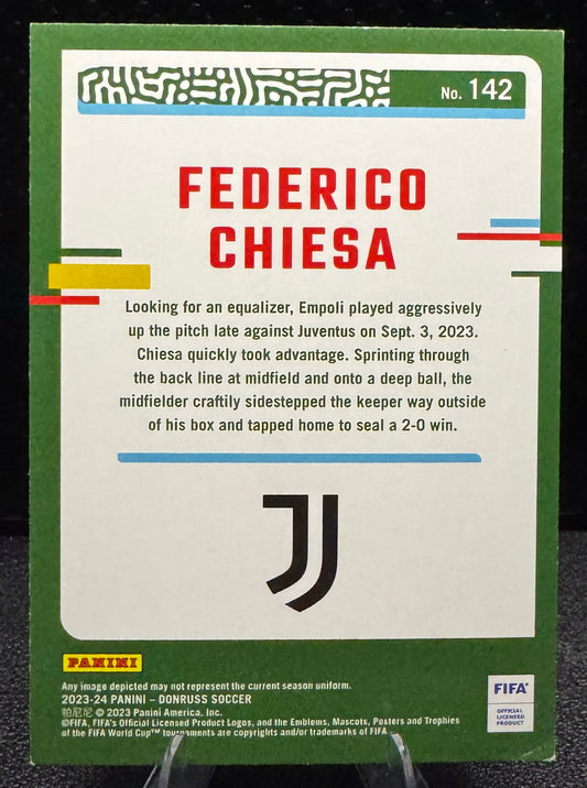 2023-24 Donruss #142 Federico Chiesa Juventus