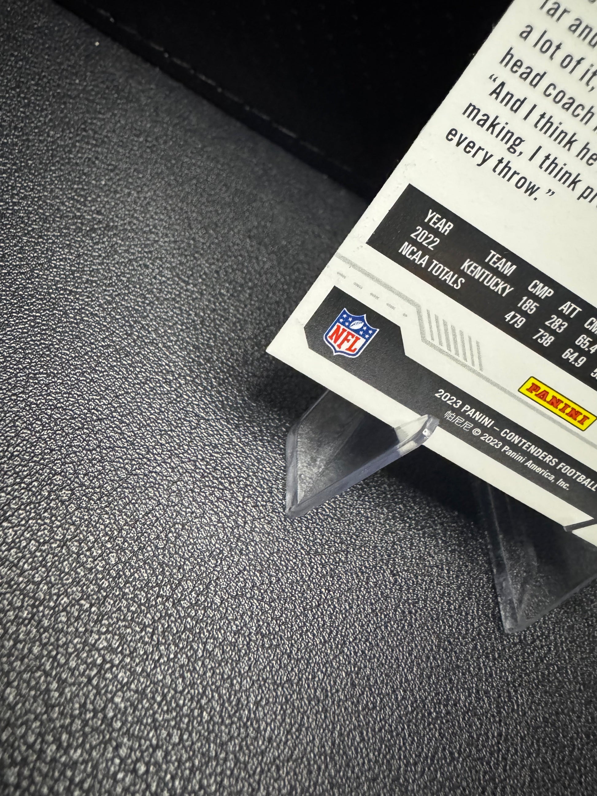 2023 Panini Contenders 97 Will Levis RC Tennessee Titans - 787 Hobby House