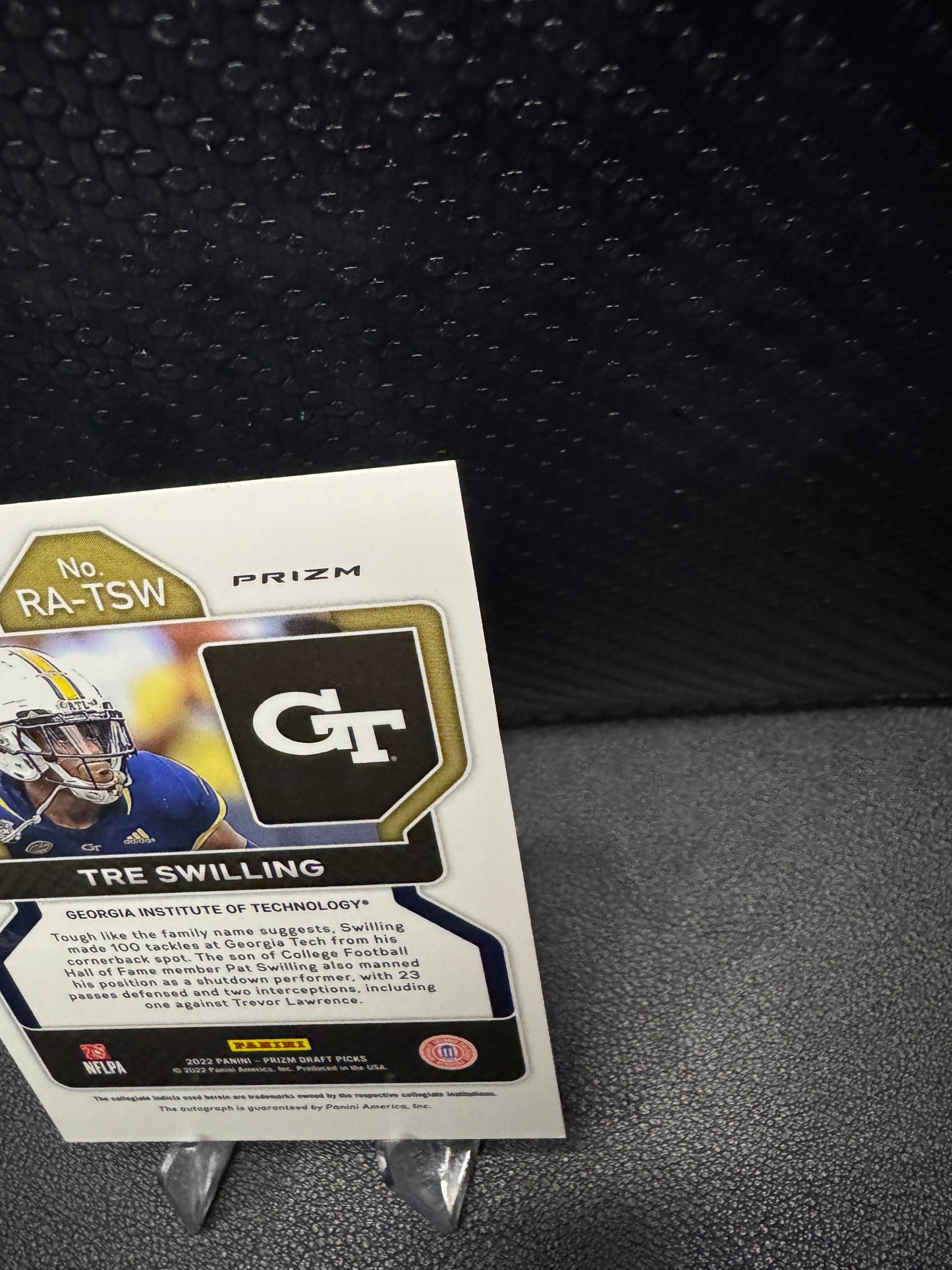 2023 Panini Prizm Draft Picks 2022 Update Autographs Mojo Tre Swilling 25/25 - 787 Hobby House