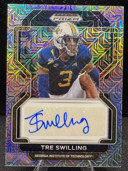 2023 Panini Prizm Draft Picks 2022 Update Autographs Mojo Tre Swilling 25/25 - 787 Hobby House