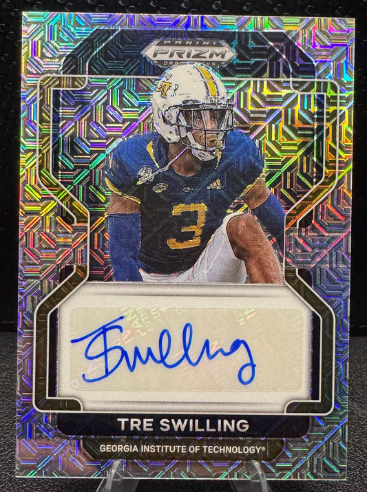2023 Panini Prizm Draft Picks 2022 Update Autographs Mojo Tre Swilling 25/25 - 787 Hobby House