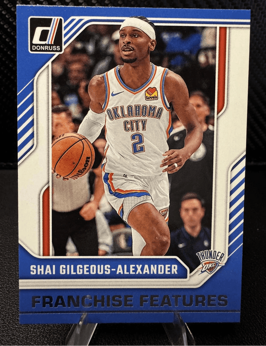 2024 - 25 Donruss 27 Shai Gilgeous - Alexander Franchise Features Oklahoma Thunder - 787 Hobby House