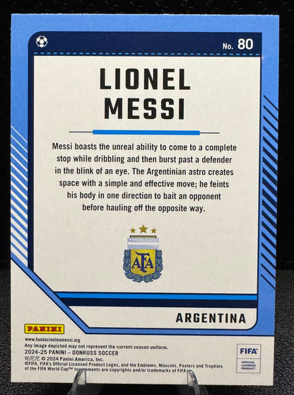 2024 - 25 Donruss 80 Lionel Messi Argentina - 787 Hobby House