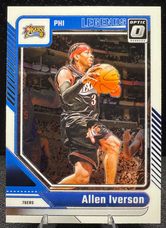 2024 - 25 Donruss Optic 237 Allen Iverson Philadelphia 76ers - 787 Hobby House