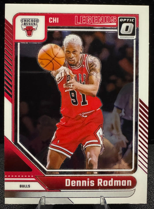 2024 - 25 Donruss Optic 241 Dennis Rodman Chicago Bulls - 787 Hobby House