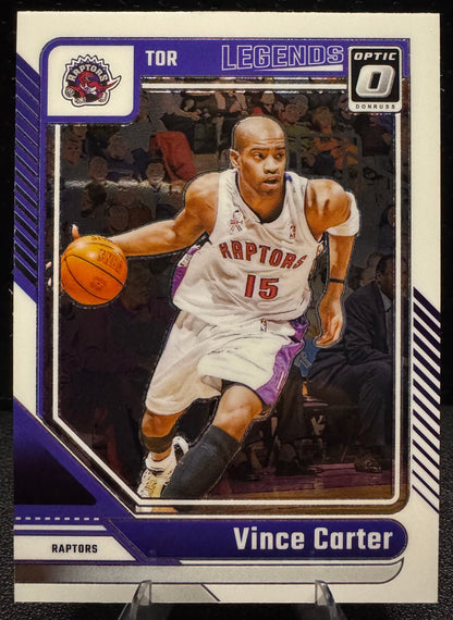 2024 - 25 Donruss Optic 245 Vince Carter Toronto Raptors - 787 Hobby House