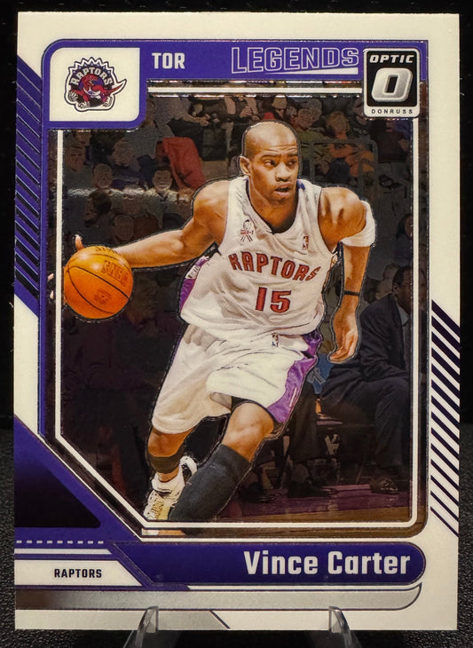 2024 - 25 Donruss Optic 245 Vince Carter Toronto Raptors - 787 Hobby House
