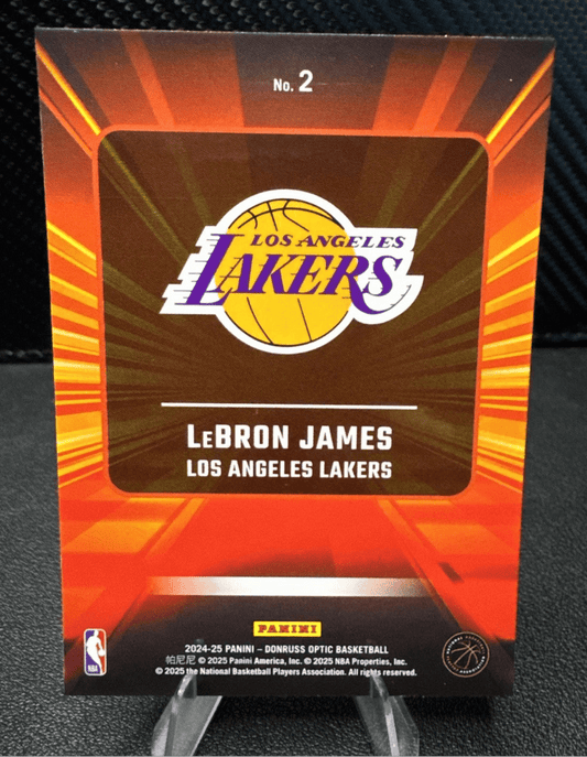 2024 - 25 Donruss Optic Express Lane 2 LeBron James Los Angeles Lakers - 787 Hobby House