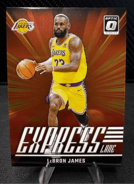 2024 - 25 Donruss Optic Express Lane 2 LeBron James Los Angeles Lakers - 787 Hobby House