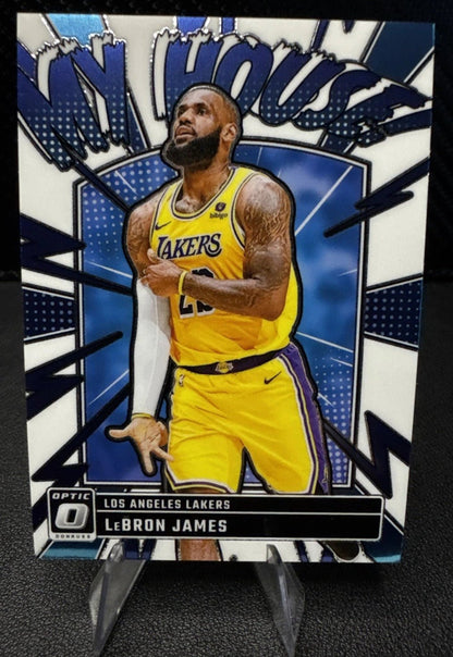 2024 - 25 Donruss Optic My House 3 LeBron James Los Angeles Lakers - 787 Hobby House