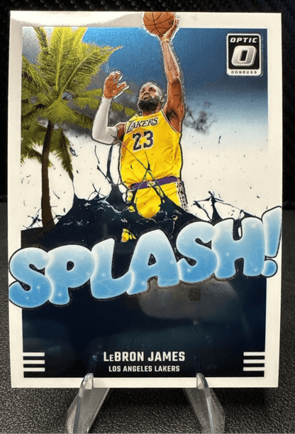 2024 - 25 Donruss Optic Splash! 5 LeBron James Los Angeles Lakers - 787 Hobby House