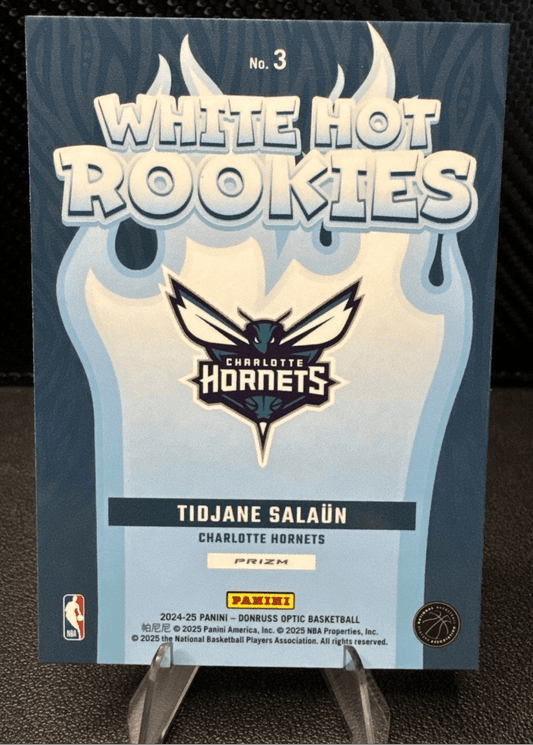 2024 - 25 Donruss Optic White Hot Rookies Purple Shimmer 3 Tidjane Salaun - 787 Hobby House