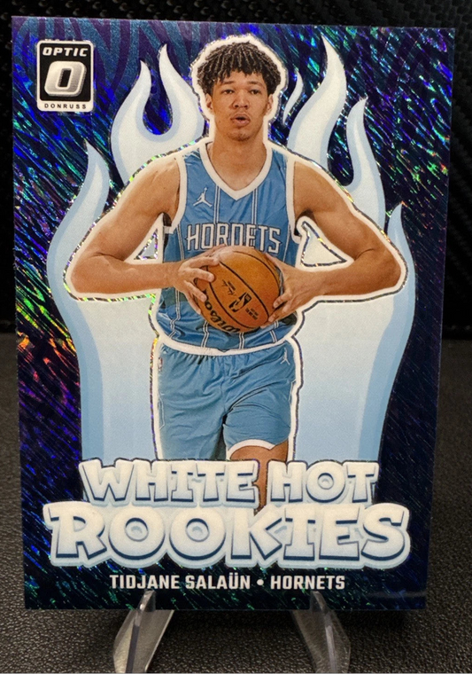 2024 - 25 Donruss Optic White Hot Rookies Purple Shimmer 3 Tidjane Salaun - 787 Hobby House