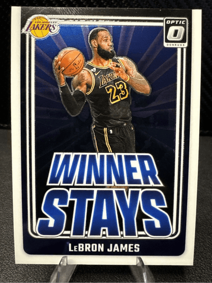 2024 - 25 Donruss Optic Winner Stays 1 LeBron James Los Angeles Lakers - 787 Hobby House