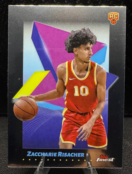 2024 - 25 Finest 4 Zaccharie Risacher RC Atlanta Hawks - 787 Hobby House
