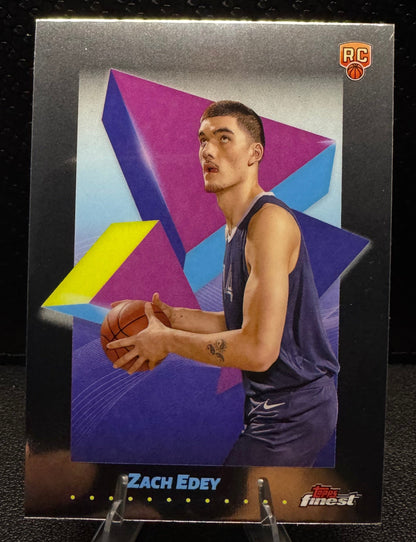 2024 - 25 Finest 48 Zach Edey RC Memphis Grizzlies - 787 Hobby House