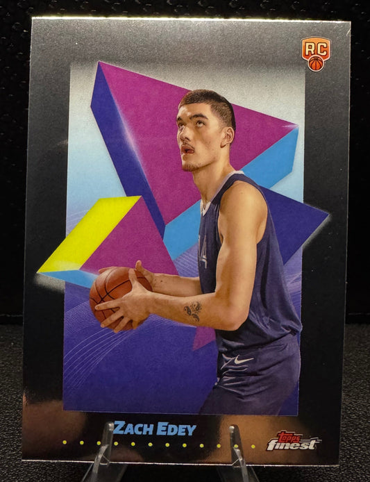 2024 - 25 Finest 48 Zach Edey RC Memphis Grizzlies - 787 Hobby House