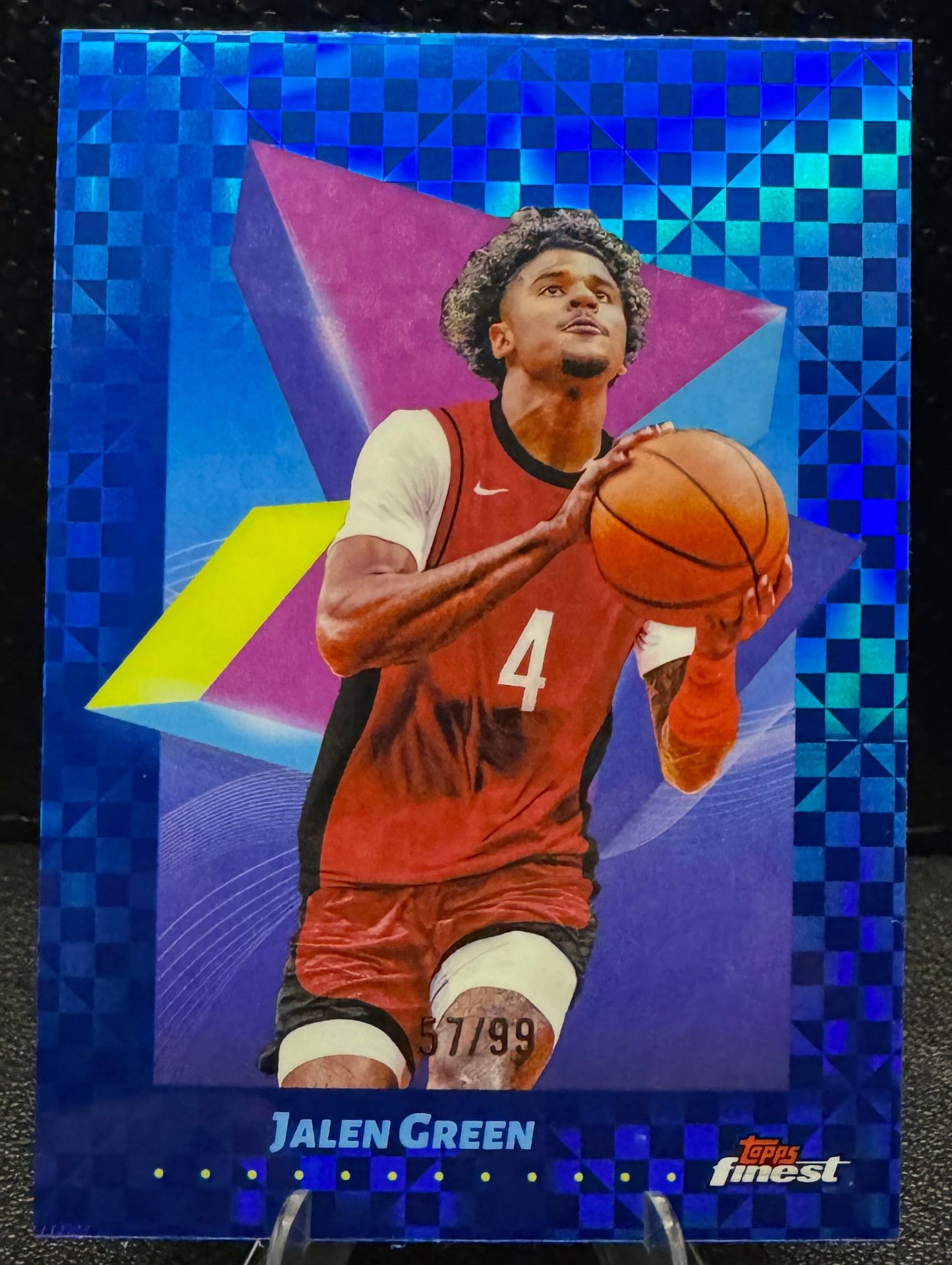 2024 - 25 Finest Blue X - Fractors 35 Jalen Green C Atlanta Hawks 57/99 - 787 Hobby House
