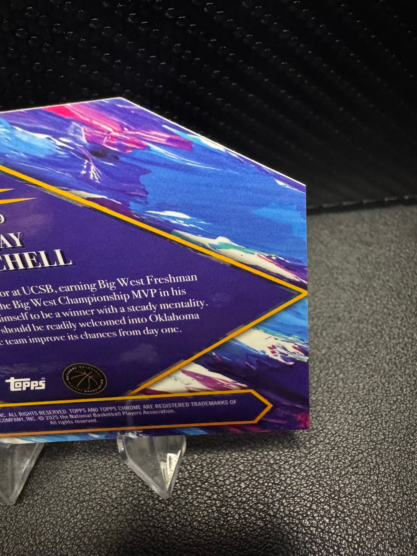 2024 - 25 Finest Debut D29 Ajay Mitchell Oklahoma City Thunder - 787 Hobby House