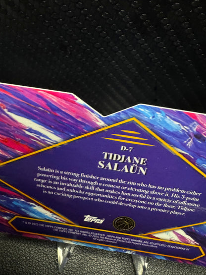 2024 - 25 Finest Debut Purple X - Fractors D7 Tidjane Salaun Charlotte Hornets - 787 Hobby House