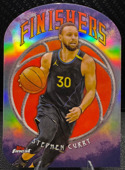 2024 - 25 Finest Finishers Refractors F5 Stephen Curry Golden State Warriors - 787 Hobby House