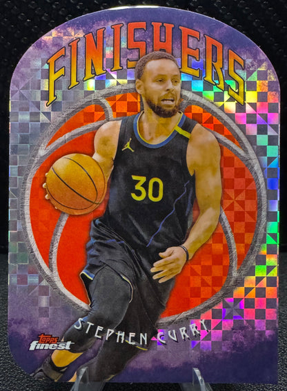 2024 - 25 Finest Finishers X - Fractors F5 Stephen Curry Golden State Warriors - 787 Hobby House