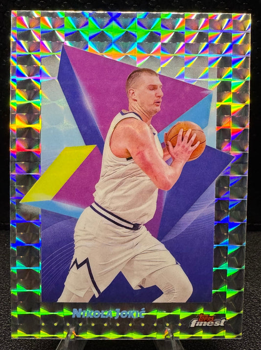 2024 - 25 Finest Geometric Refractors 25 Nikola Jokic Denver Nuggets - 787 Hobby House