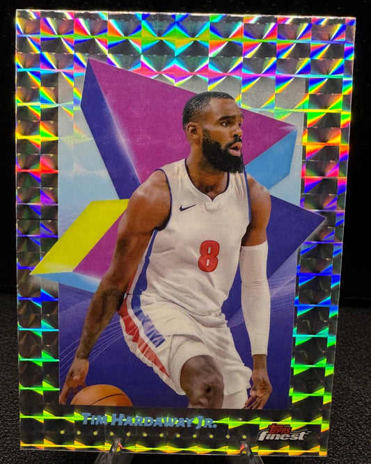 2024 - 25 Finest Geometric Refractors 30 Tim Hardaway Jr. Detroit Pistons - 787 Hobby House