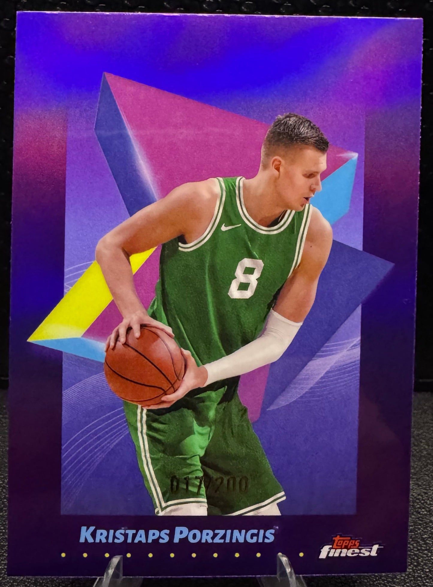 2024 - 25 Finest Purple Refractors 5 Kristaps Porzingis Boston Celtics 17/200 - 787 Hobby House