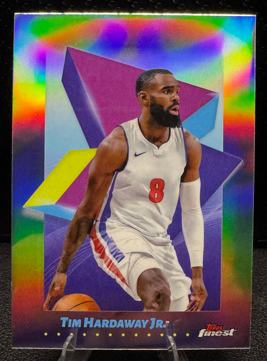2024 - 25 Finest Refractors 30 Tim Hardaway Jr. Detroit Pistons - 787 Hobby House