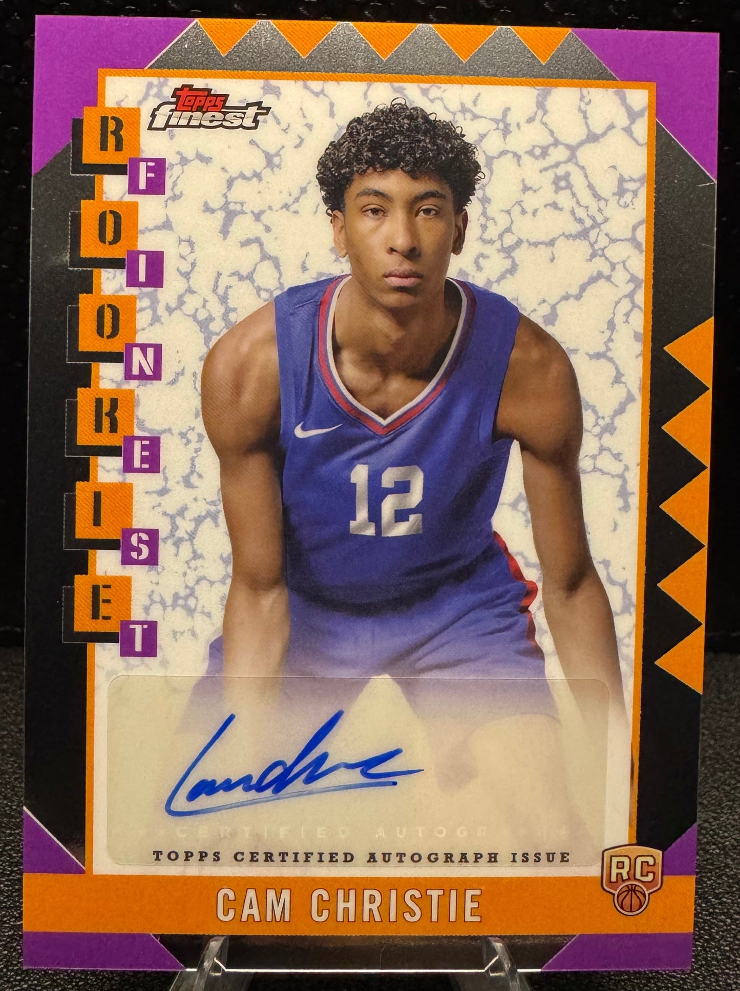 2024 - 25 Finest Rookie Autographs RFACC Cam Christie RC - 787 Hobby House