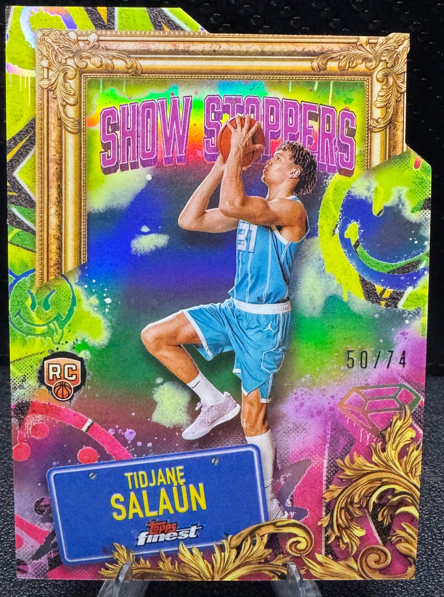 2024 - 25 Finest Showstoppers Die Cut Refractors S27 Tidjane Salaun RC 50/74 - 787 Hobby House