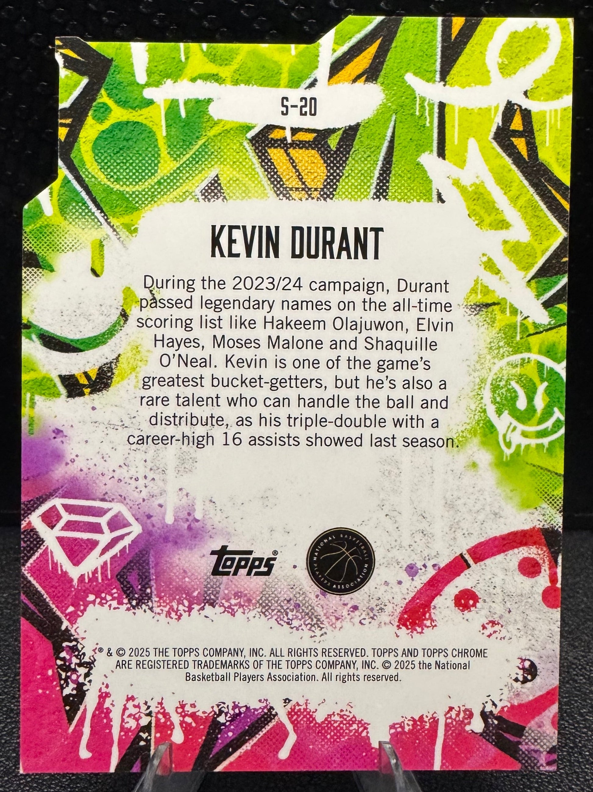 2024 - 25 Finest Showstoppers S20 Kevin Durant Houston Rockets - 787 Hobby House