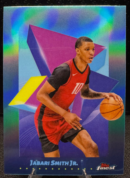 2024 - 25 Finest Sky Blue Refractors 33 Jabari Smith Jr. Houston Rockets - 787 Hobby House