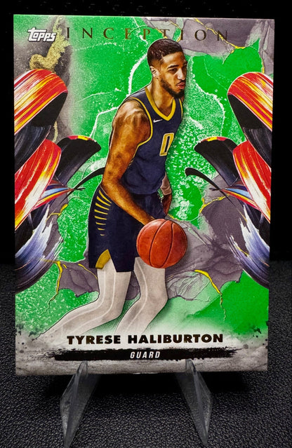 2024 - 25 Topps Inception 66 Tyrese Haliburton Green Indiana Pacers - 787 Hobby House