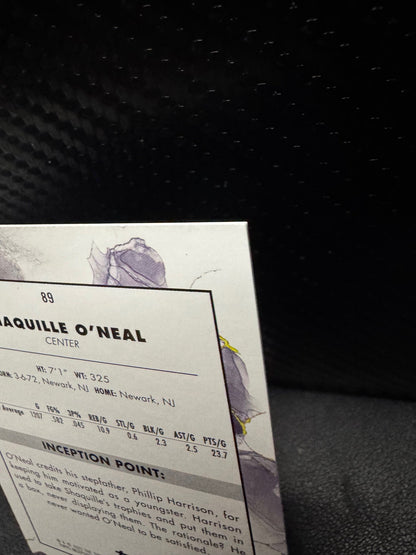2024 - 25 Topps Inception 89 Shaquille O'Neal Los Angeles Lakers - 787 Hobby House